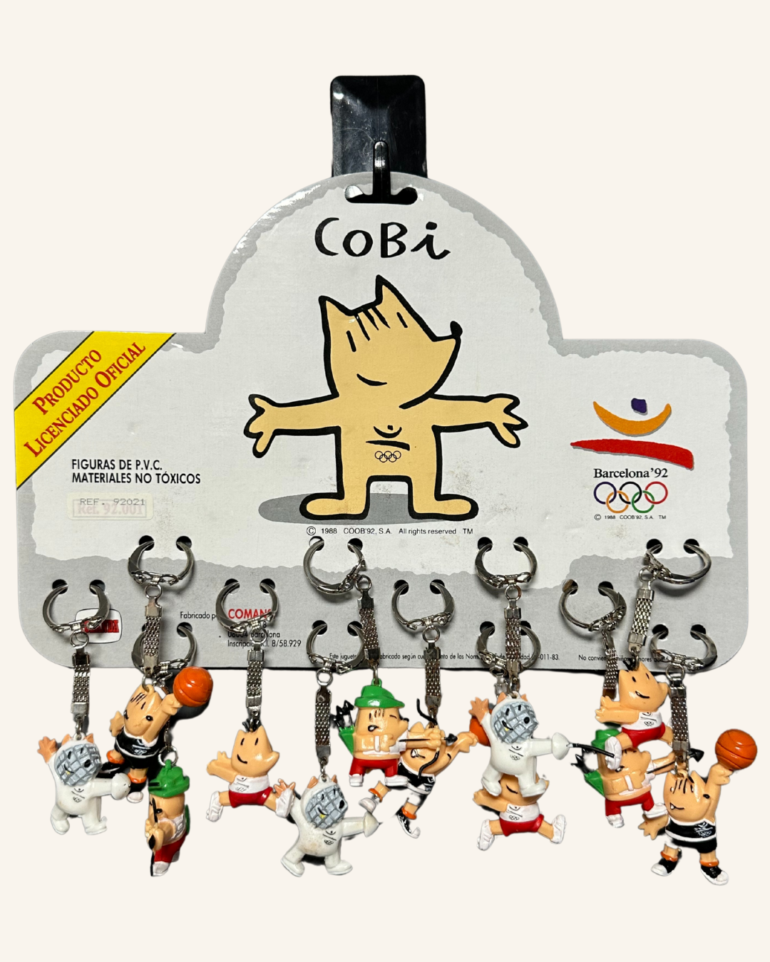 PACK 12 - Llavero COBI Deportes (Panoplia Oficial)