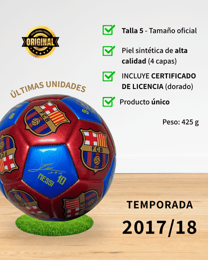 ⚽ Pilota FC Barcelona 2017/18 · Llicenciat