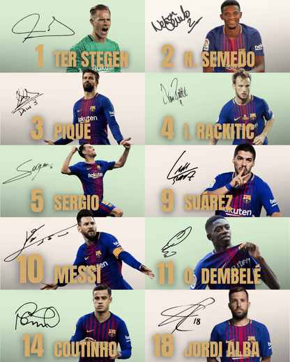 ⚽ Pilota FC Barcelona 2017/18 · Llicenciat